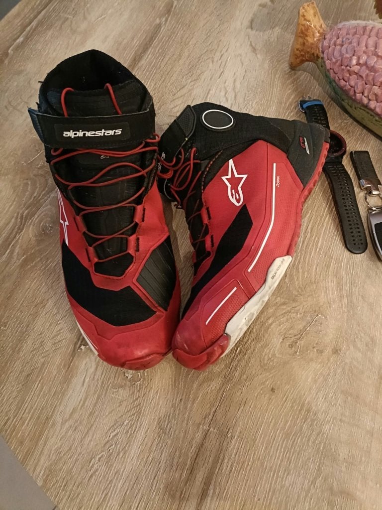 Alpinestars CR-X Drystar – Rood/Zwart – Size 11/44, Heren, Ophalen of Verzenden, Alpinestars, Laarzen
