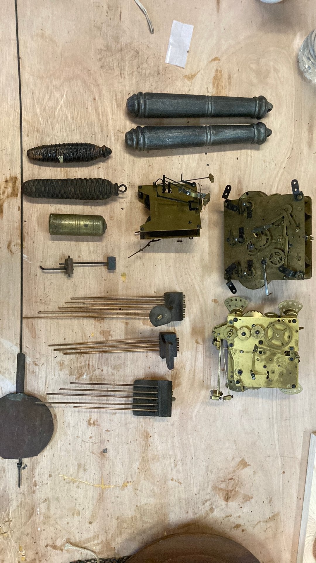 Klokmechanismen en onderdelen, Antiek en Kunst, Ophalen