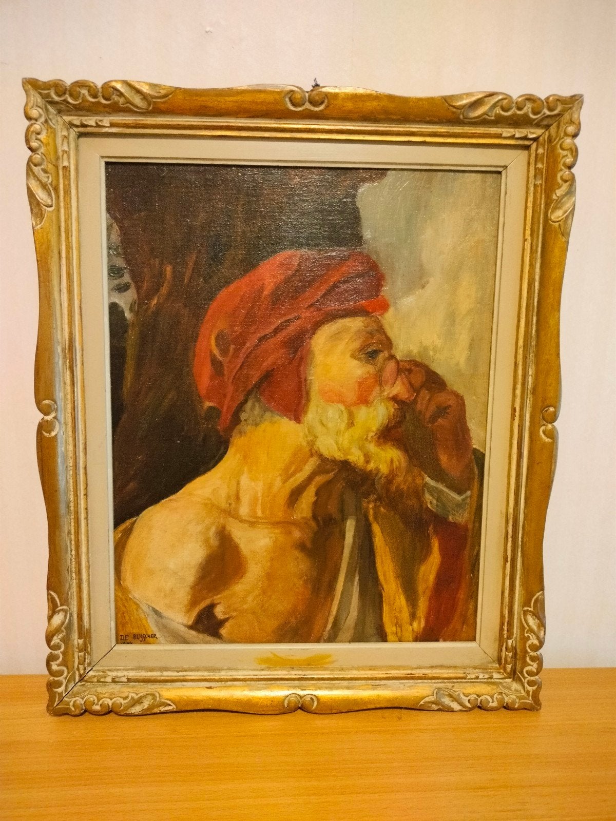 Schilderij 'De Busscher' 1927, Antiek en Kunst, Ophalen