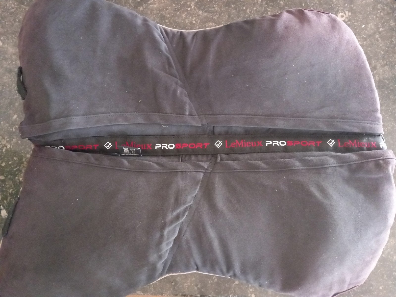 LeMieux Zadelonderlegger Prosorb 2 Pocket Zwart, Ophalen, Zwart, Lemieux
