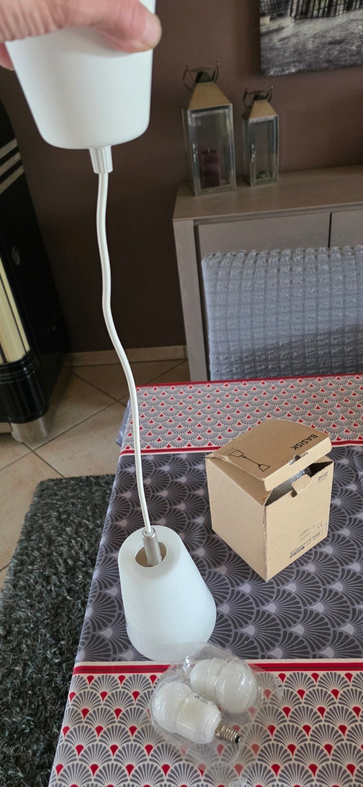 2 pendel lampen, Enlèvement