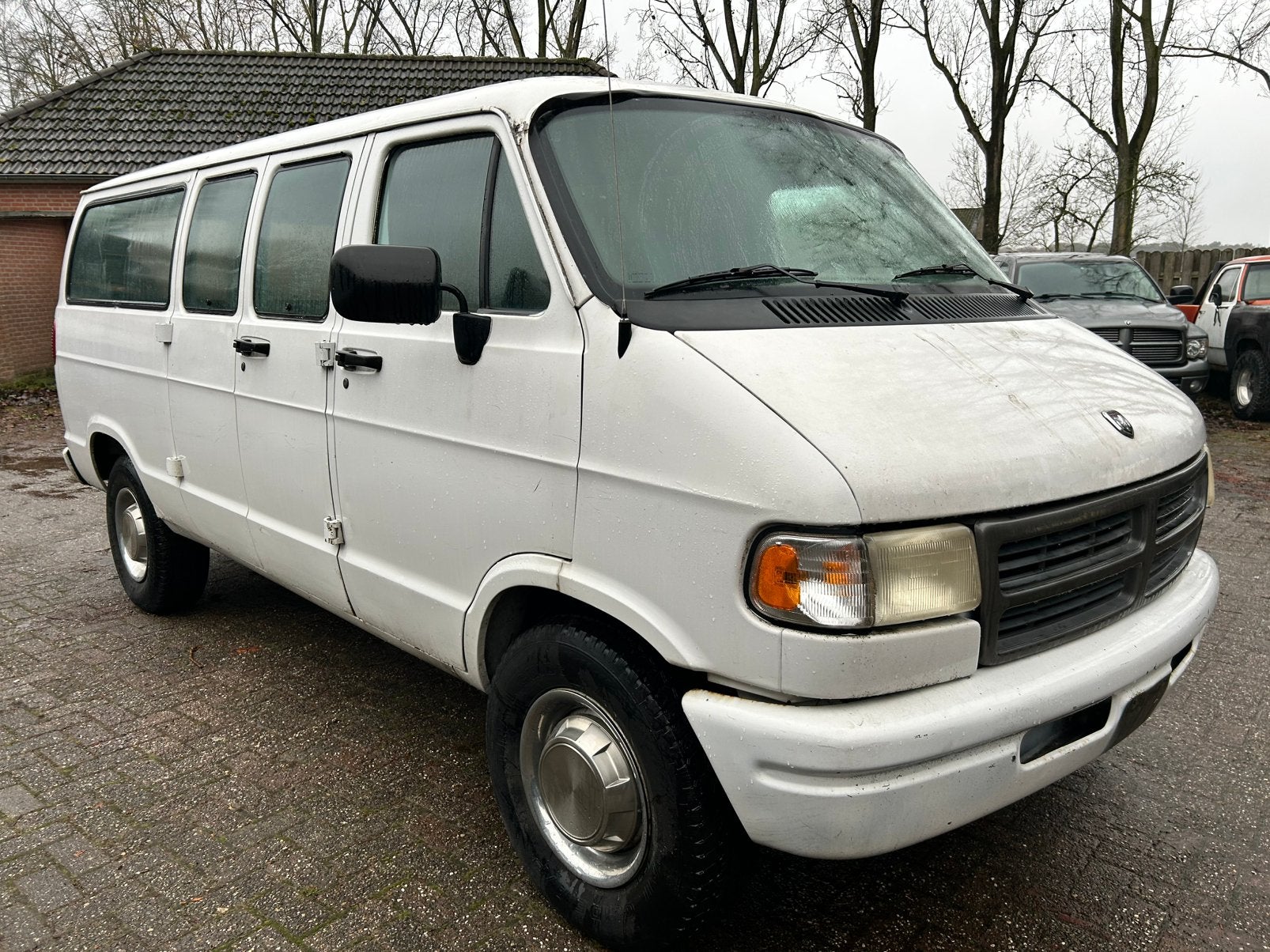 Dodge Ram Van B3500, Auto's, Automaat, Achterwielaandrijving, 8 cilinders, Wit