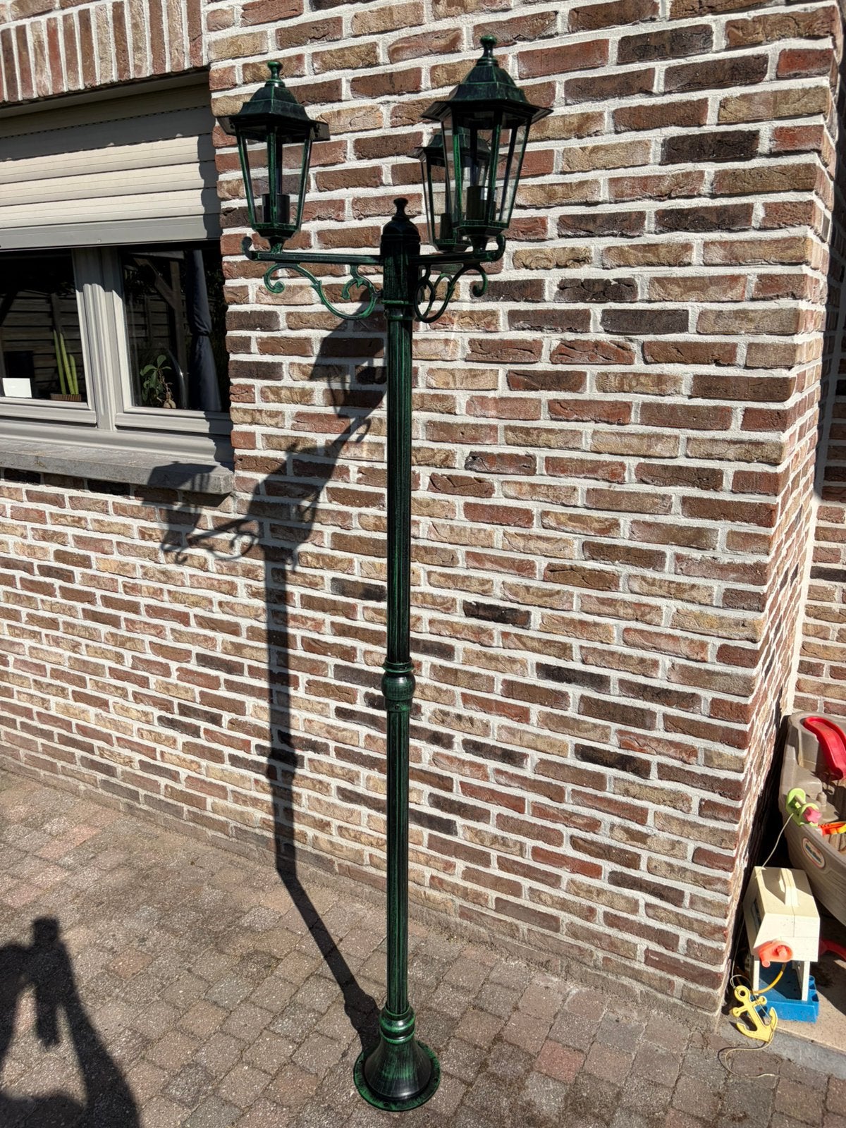 Pakket 2 staanlampen en 2 wandlampen, alu, merk firenze, Ophalen, Staande lamp, Netvoeding, Nieuw
