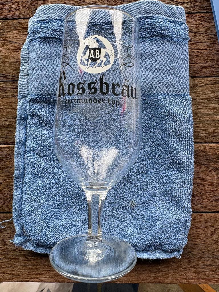 Rossbräu Dortmunder Typ, Verzamelen, Biermerken, Verzenden, Gebruikt, Glas of Glazen, Overige merken