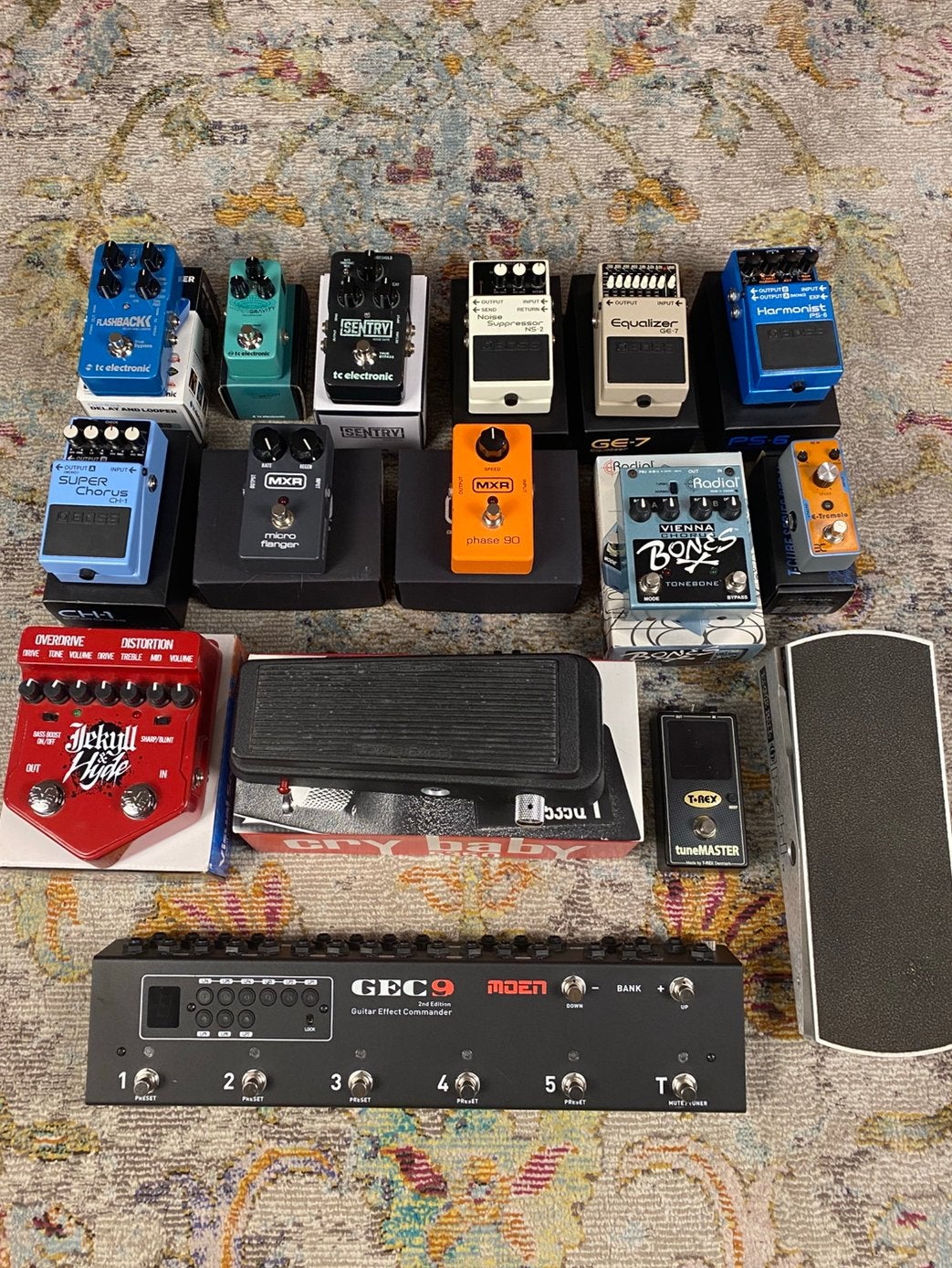 Allerlei Gitaar Pedalen te koop!, Enlèvement ou Envoi, Comme neuf, Compresseur