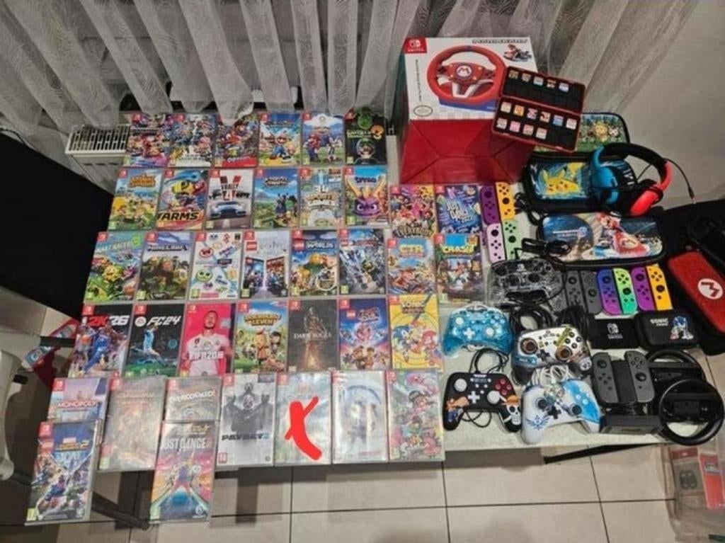 Jeux nintendo switch et accesoires, Enlèvement ou Envoi