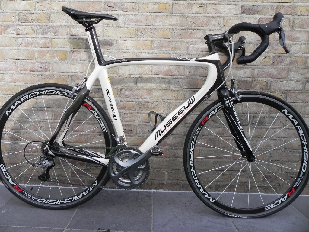 Prachtige racefiets MUSEEUW carbon in uitstekende staat, Fietsen en Brommers, 28 inch, Gebruikt, Carbon, 57 tot 61 cm