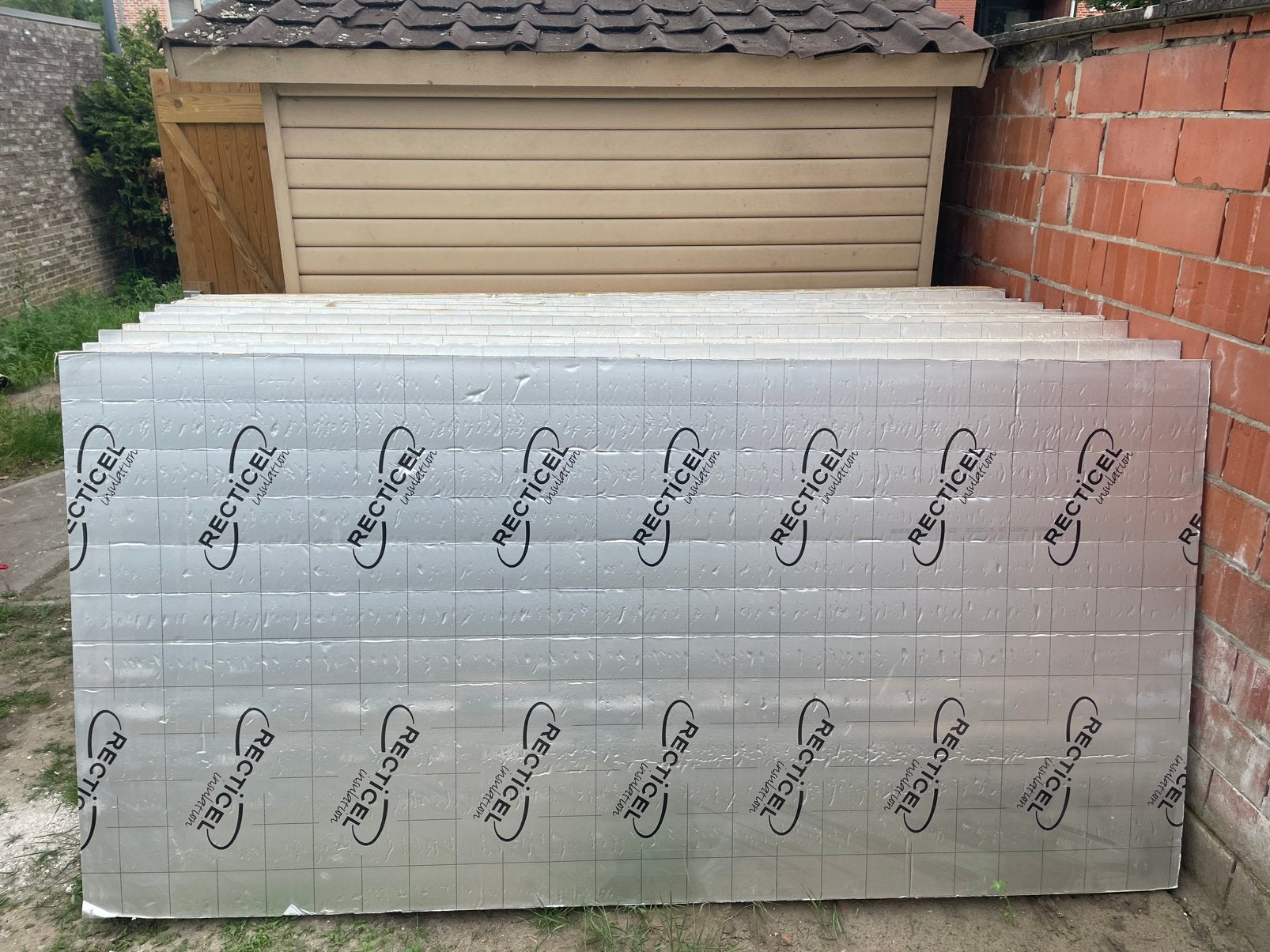 Issolatie Recticel PIR 2-alu. 2400 x120 x 10, Ophalen, Dakisolatie, Nieuw, Hardschuim (Pir)