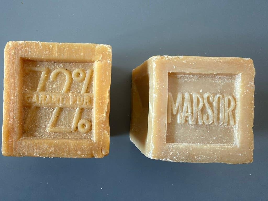Lot de 2 savons vintage Marsor - Palmafina Bruxelles (400g), Enlèvement ou Envoi, Comme neuf