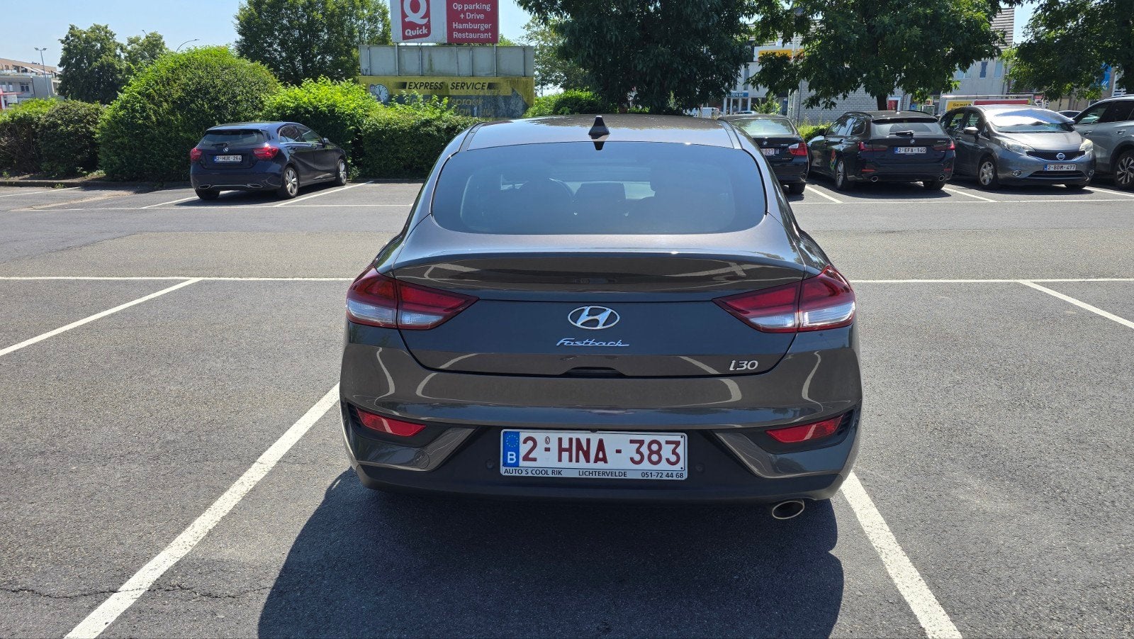 Hyundai i30 fastback 1.4 turbo benzine, Auto's, Euro 6, 4 cilinders, Leder en Stof, Handgeschakeld