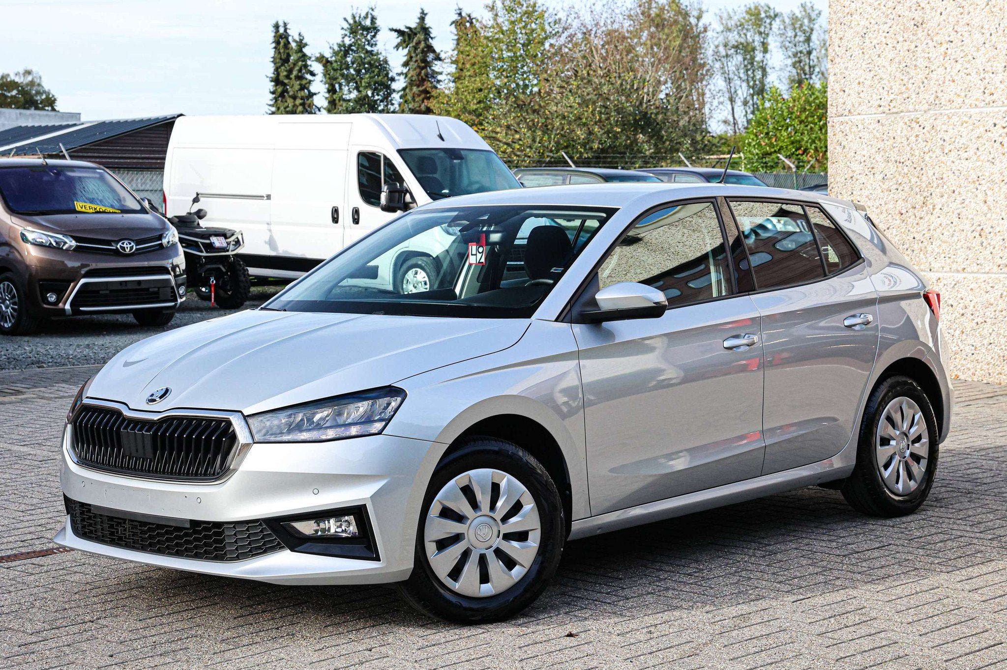 Skoda Fabia ACHTERUITRIJCAMERA*NAVIGATIE*PARKEERSENSOREN-VOO, Gebruikt, Zwart, 116 pk, Geheel digitaal combi-instrument