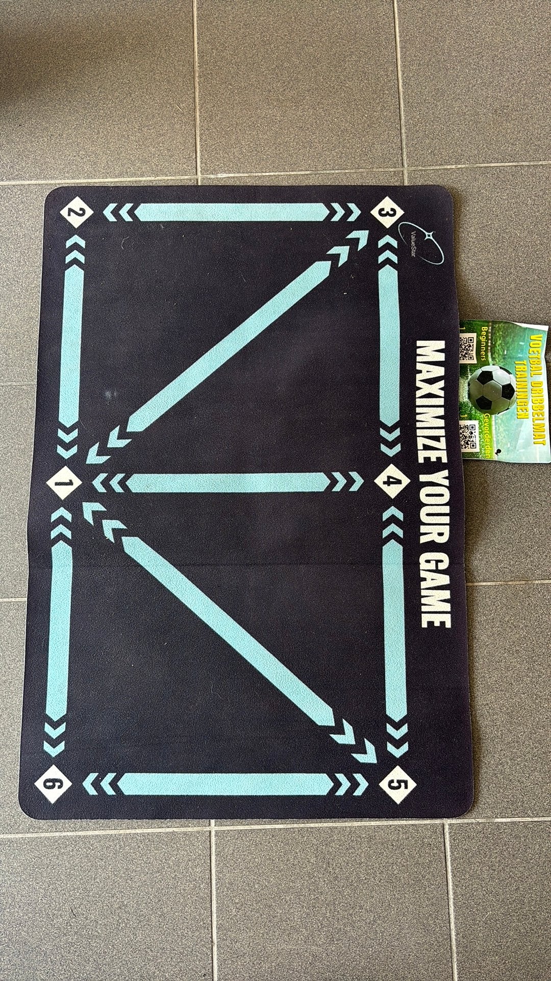 Tapis de football ValueStar, tapis de dribble, Enlèvement, Comme neuf