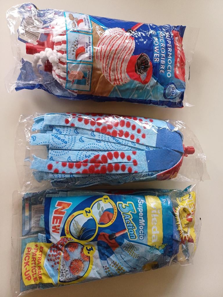 Vileda vervangmop, Enlèvement, Mop ou Serpillière