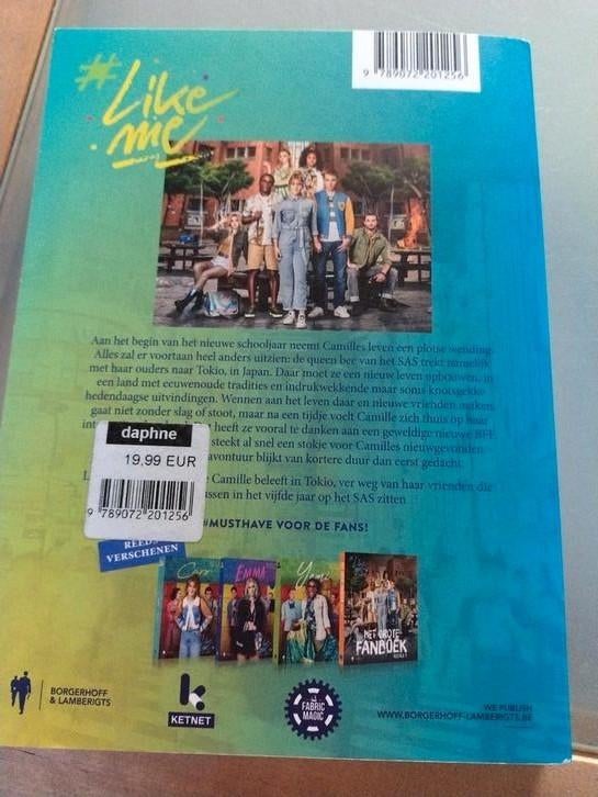 #Likeme Camille avonturen in Japan, Boeken, Ophalen of Verzenden