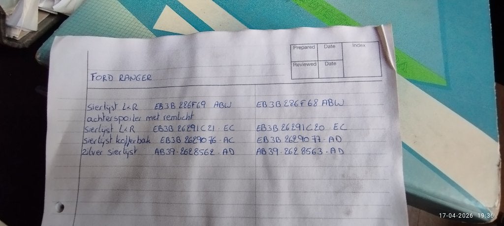 onderdelen Ford Ranger, Auto-onderdelen, Ophalen, Achterklep, Nieuw, Ford