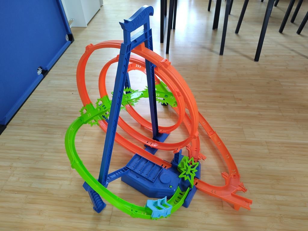 Hot Wheels Epic Crash Dash Track, Ophalen, Hot Wheels, Met looping, Elektrisch