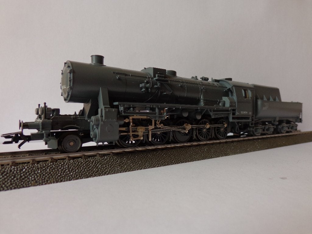 Marklin ho DRG 3393 Loco Vapeur Grise Type 52 + Tender., Enlèvement ou Envoi, Comme neuf, Locomotive, Märklin