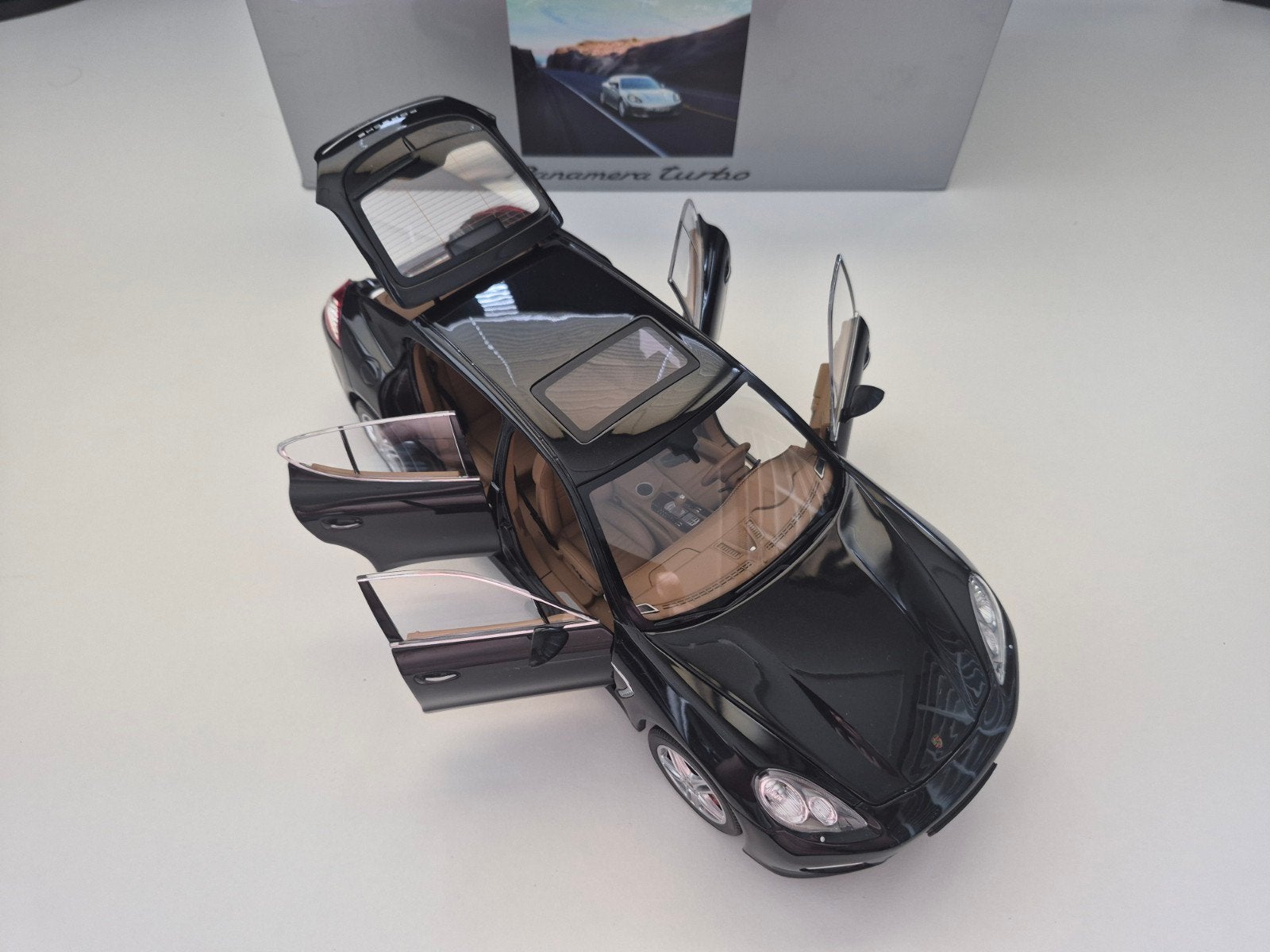 1/18 Porsche Panamera Turbo (WAP02100319), Hobby en Vrije tijd, Ophalen of Verzenden, Nieuw, Auto, Norev