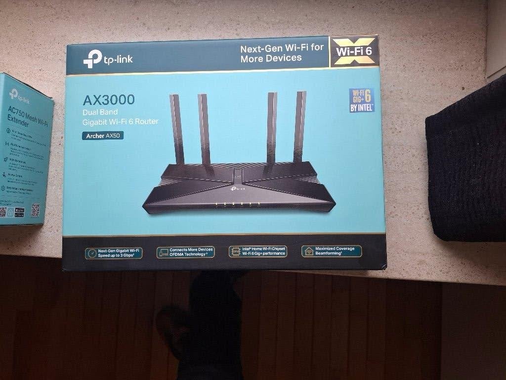 tp link wifi 6 moden/router + wifi extender, Computers en Software, Routers en Modems, Ophalen of Verzenden, Gebruikt, Router