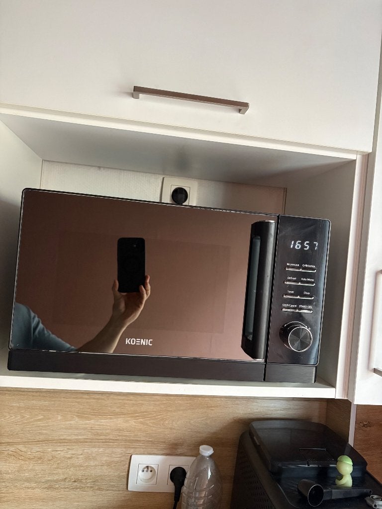 Micro-ondes, Electroménager, Micro-ondes, Enlèvement, 45 à 60 cm, Croustillant, Comme neuf