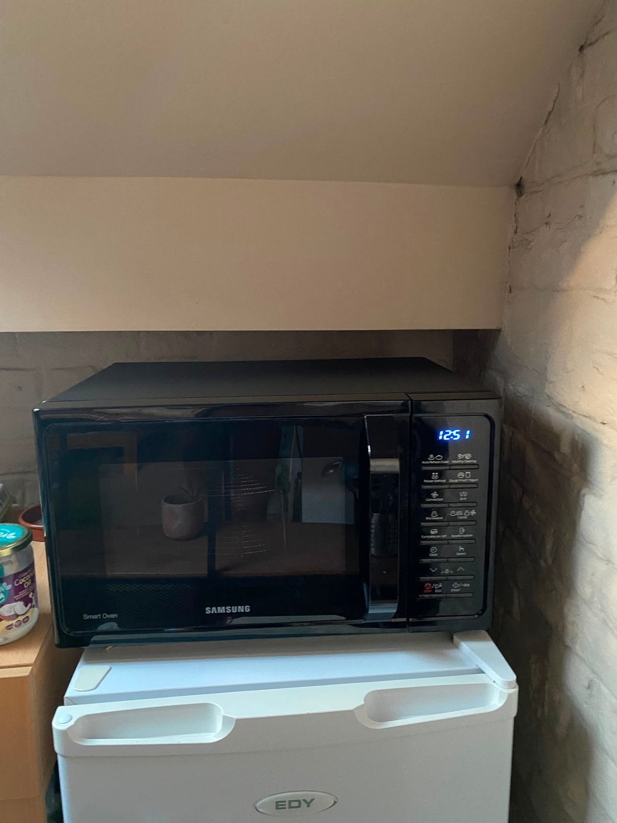 Combi-microgolfoven Samsung Smart Oven, Elektronische apparatuur, Microgolfovens, Ophalen, Zo goed als nieuw, Draaiplateau, Combi-microgolfoven