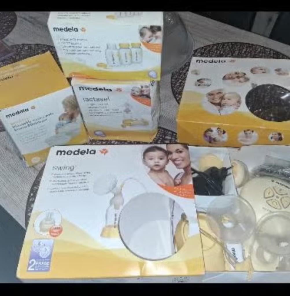 Tire lait double complet medela tres bon état, Enfants & Bébés, Enlèvement, Comme neuf, Tire-lait