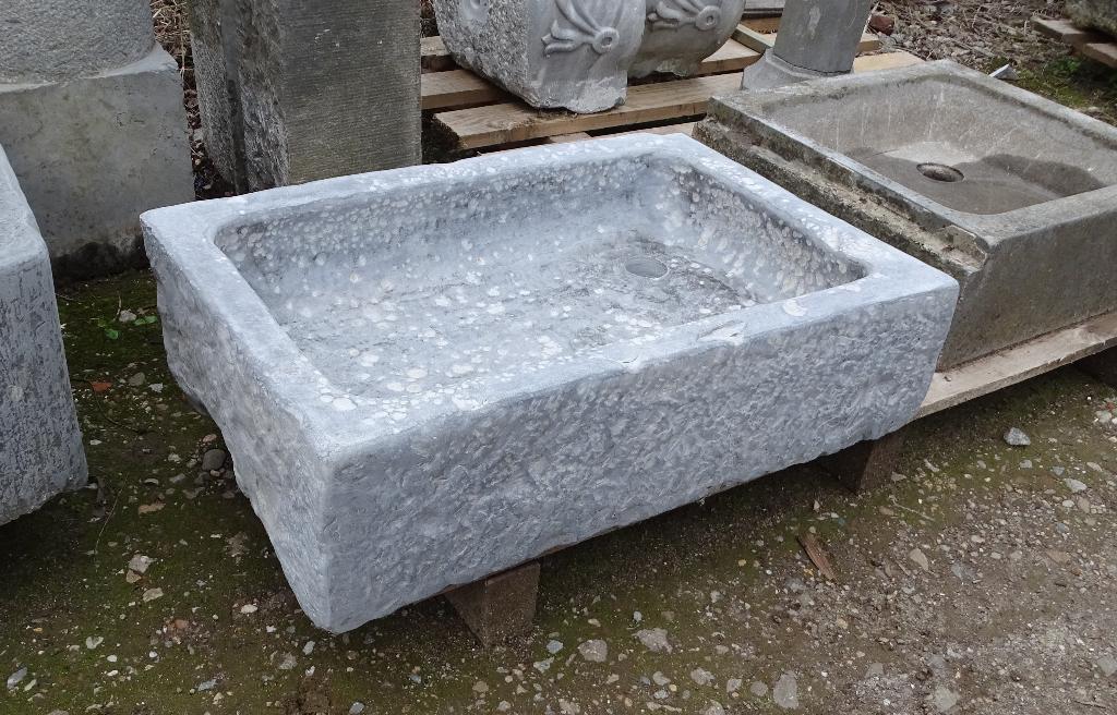 oude arduinen gootsteen wasbak lavabo arduin blauwe steen, Ophalen
