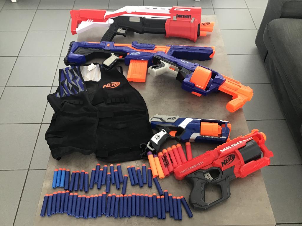 Lot Nerf, Enlèvement, Utilisé