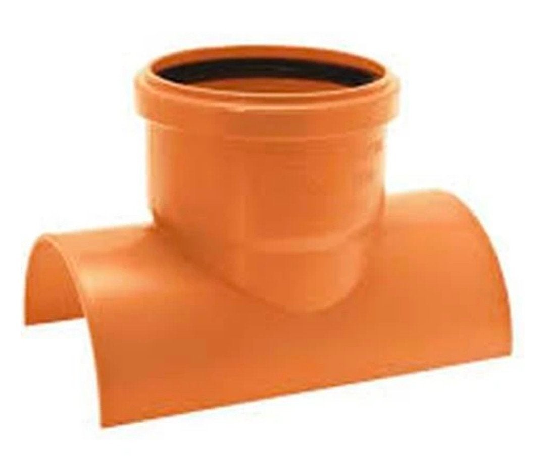 Airfit PVC zadelstuk 160 x 110 mm – oranjebruin, Doe-het-zelf en Bouw, Ophalen, Afvoer, PVC, Nieuw