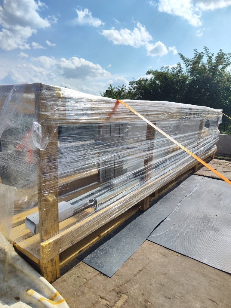 Porte de garage sectionnelle noire mat, Doe-het-zelf en Bouw, Raamkozijnen en Schuifdeuren, Ophalen, 225 cm of meer, Overige typen