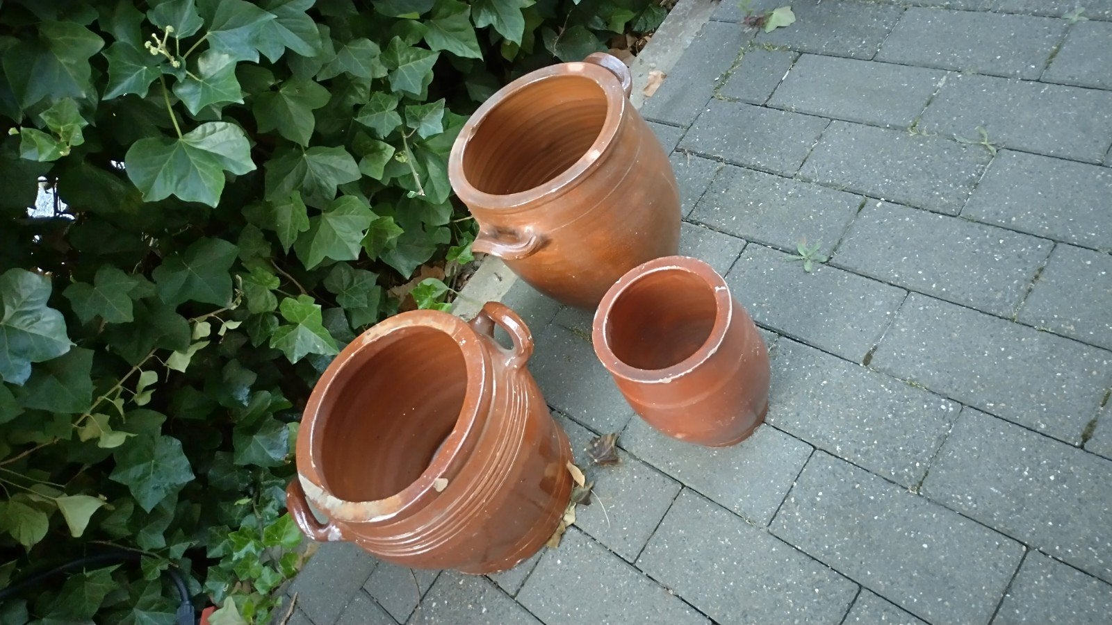authentieke terracotta potten, Tuin en Terras, Bloempotten, Ophalen, Terracotta, Binnen