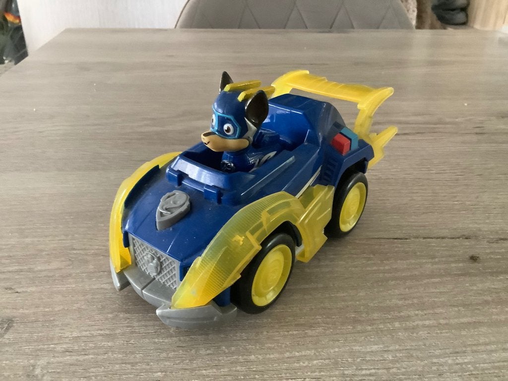 Paw Patrol Mighty Pups super PAW'S Chase voertuig, Ophalen of Verzenden, Gebruikt