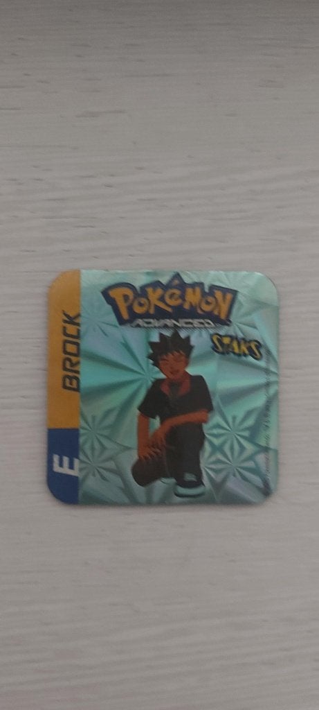 pokemon staks panini Brock rock trainer holo 2003, Hobby en Vrije tijd, Verzamelkaartspellen | Pokémon, Ophalen of Verzenden, Nieuw