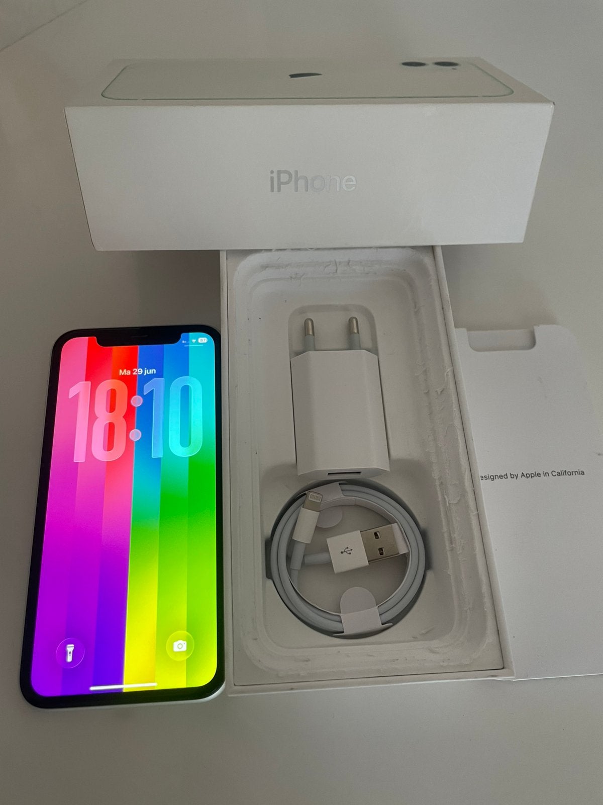 Iphone 11.128gb in goede staat, Télécoms, Enlèvement, Comme neuf, IPhone 11