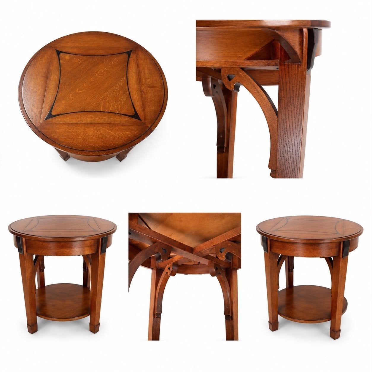 Jugendstil bijzettafel Schuitema, Enlèvement, Bois