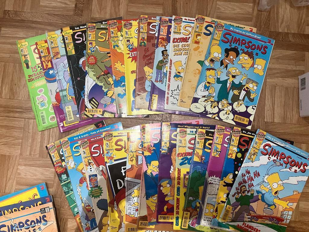 30 tal The Simpsons comics Duitstalig, Livres, BD | Comics, Comme neuf, Plusieurs comics, Europe, Enlèvement ou Envoi