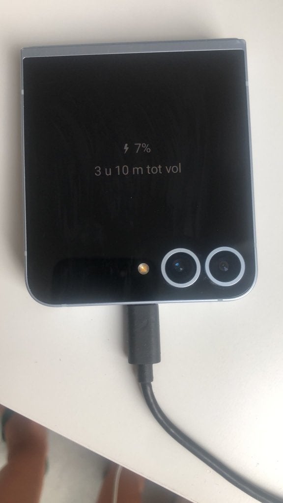 Samsung Flip6, Telecommunicatie, Mobiele telefoons | Samsung, Ophalen, Gebruikt, Blauw, Met simlock