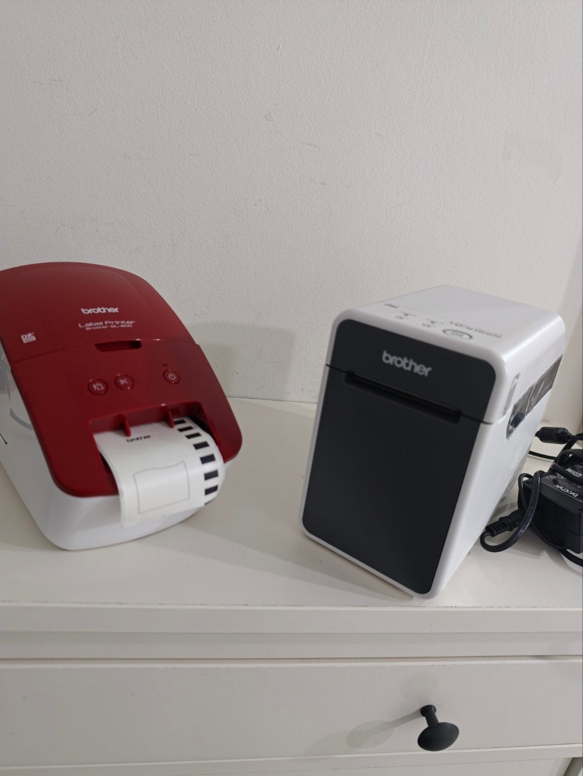 ️ Brother Labelprinters – QL-500 + TD-2125N | Set van 2

T, Ophalen, Zo goed als nieuw