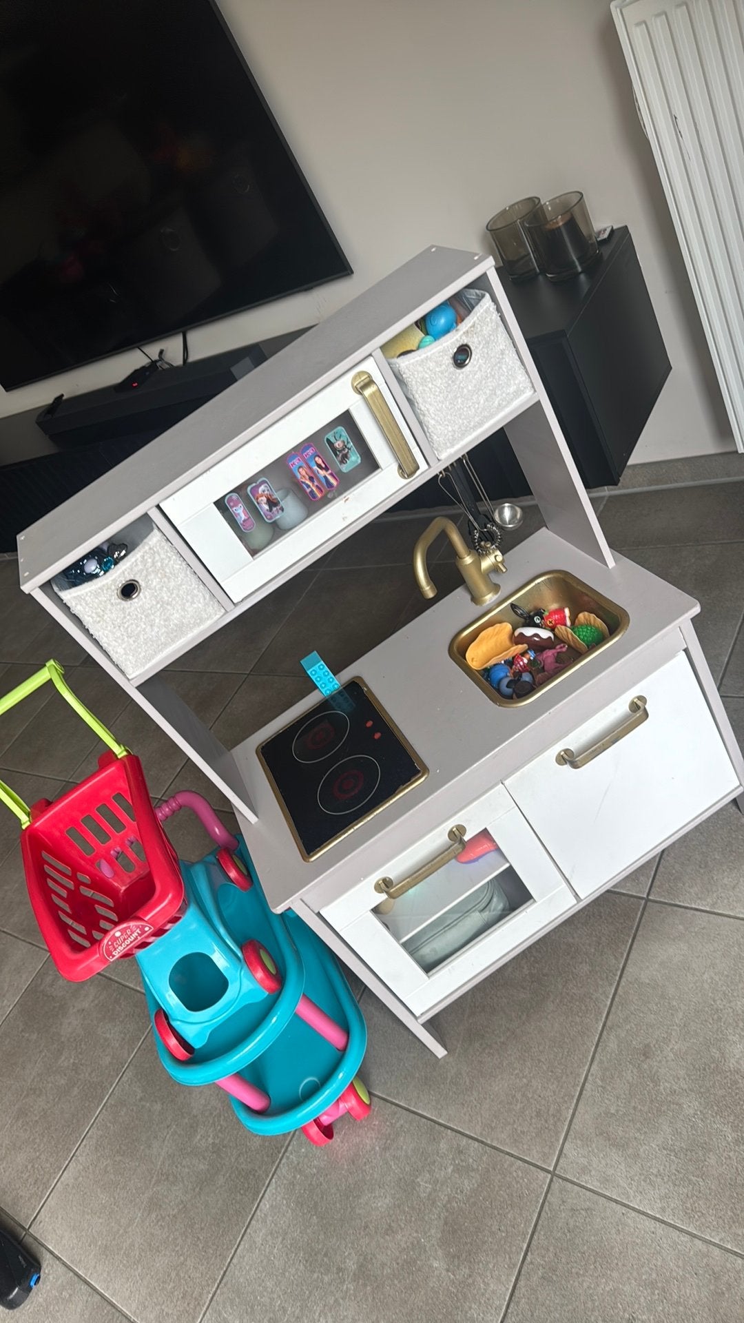 Kinder keuken met toebehoren, Games en Spelcomputers, Spelcomputers | Overige, Ophalen, Zo goed als nieuw