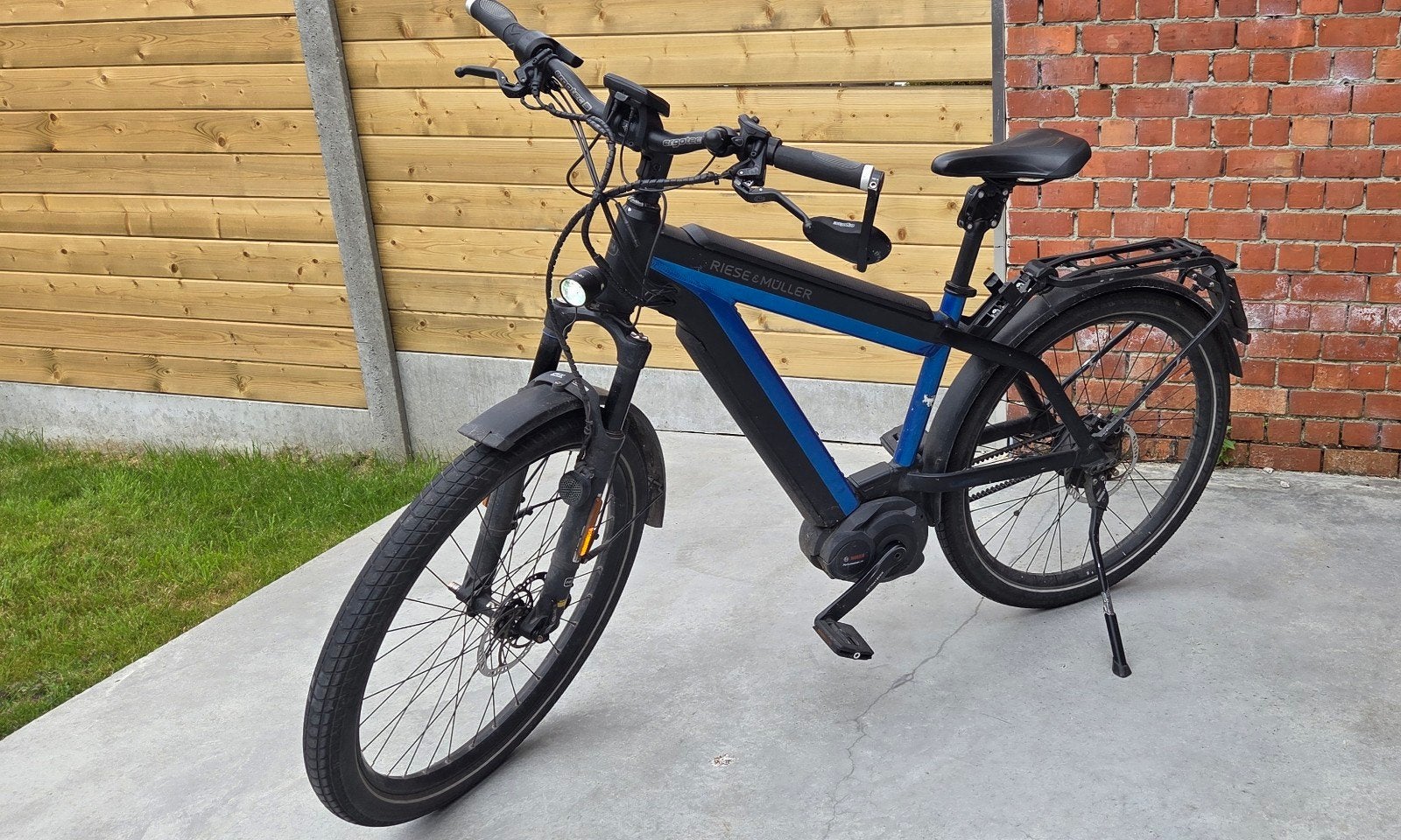 RIESE & MULLER SUPERCHARGER GT VARIO HS 49 BLUE, Ophalen