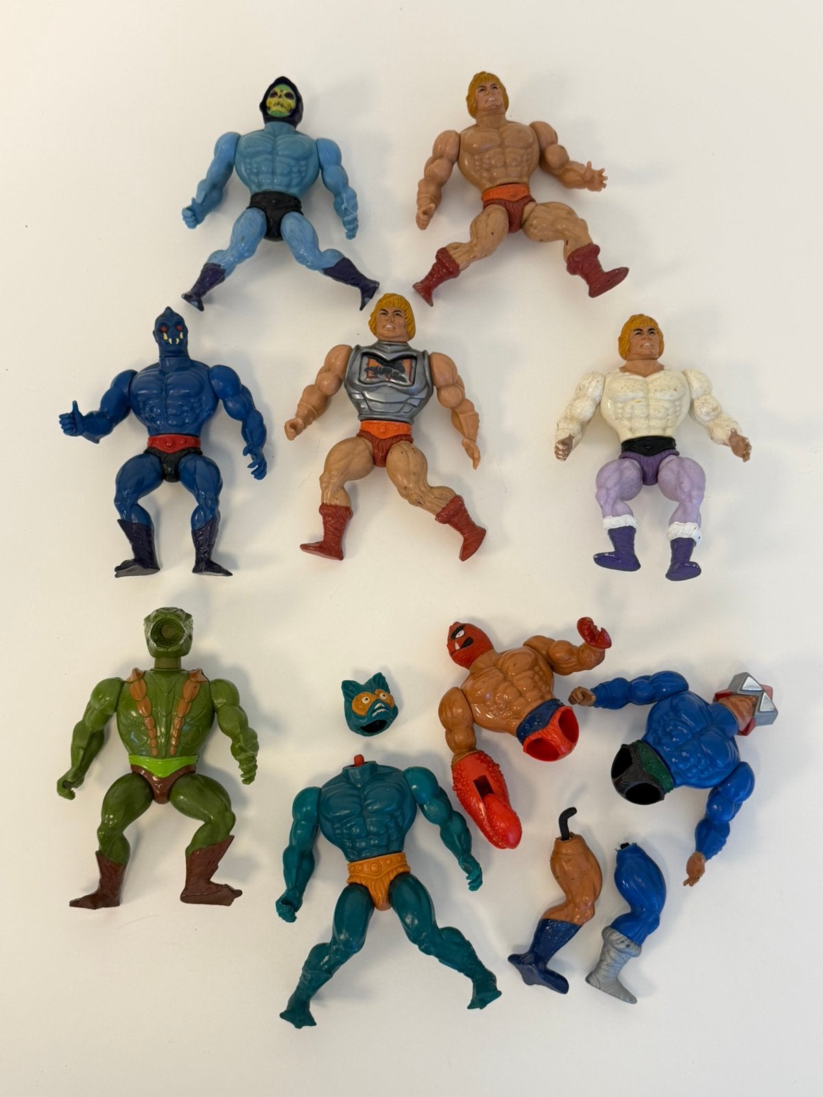 Vintage Masters of the Universe He-Man MOTU Jaren 80 Lot, Ophalen of Verzenden, Zo goed als nieuw