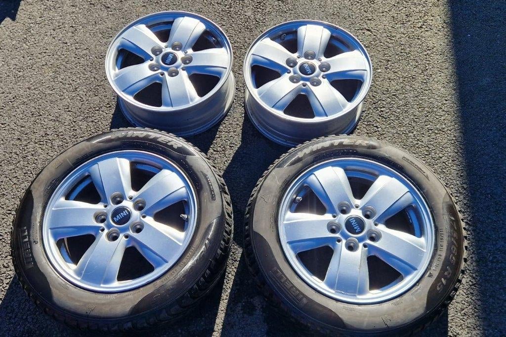 4 Jante aluminium MINI COOPER 5 TROU 175 65 R15 15 POUCE ALU, Auto-onderdelen, Banden en Velgen, Ophalen, Velg(en)