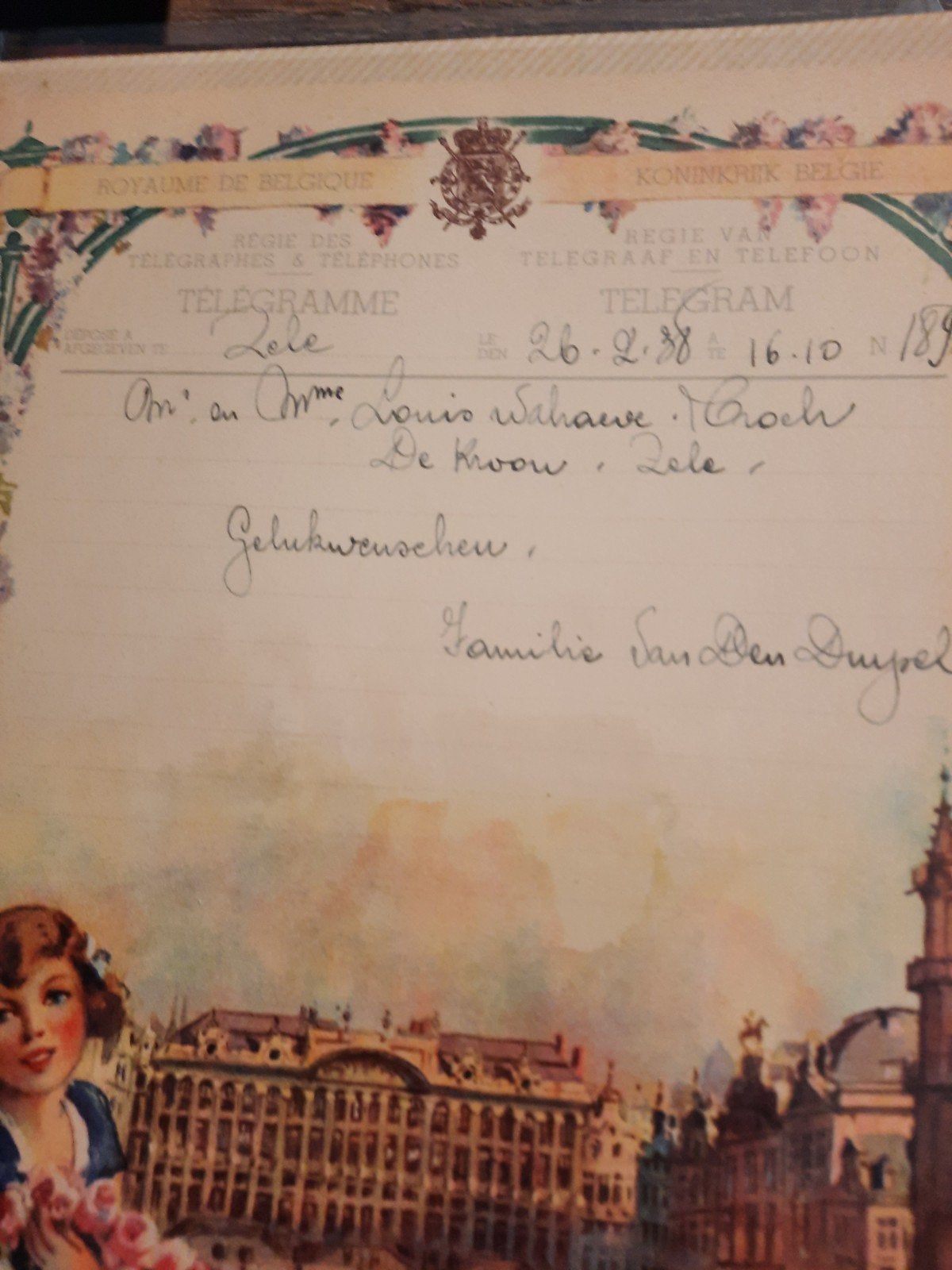 8 telegrammen uit de jaren 30, Ophalen of Verzenden