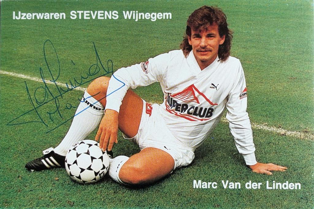 Spelerskaart Marc van der Linden - FC Antwep, Verzenden, Zo goed als nieuw, Spelerskaart