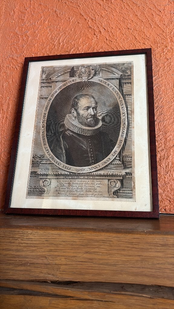 17e eeuwse Gravure, Antiek en Kunst, Kunst | Etsen en Gravures, Ophalen, Portret, Gravure