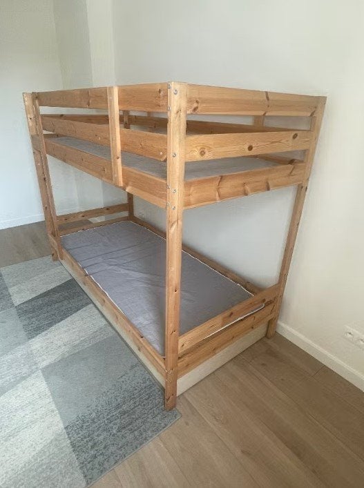 Stapelbed 3 personen, Huis en Inrichting, Slaapkamer | Stapelbedden en Hoogslapers, Ophalen, Gebruikt, 90 cm, Tweepersoons