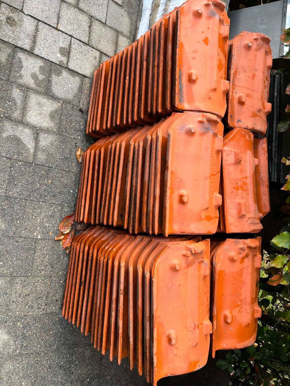 oude pottelbergse pannen, Doe-het-zelf en Bouw, Dakpannen en Dakbedekking, Ophalen, Rood