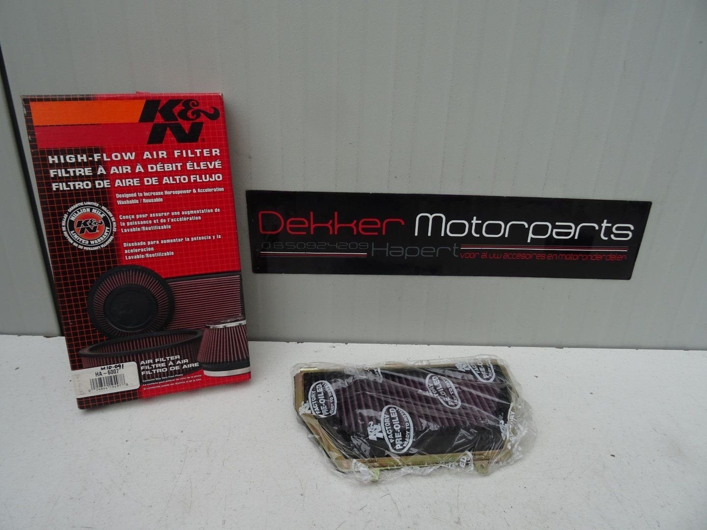 K&N Open Luchtfilter Honda CBR600RR PC40 2007-2008-2009-2014, Neuf, -, -, -
