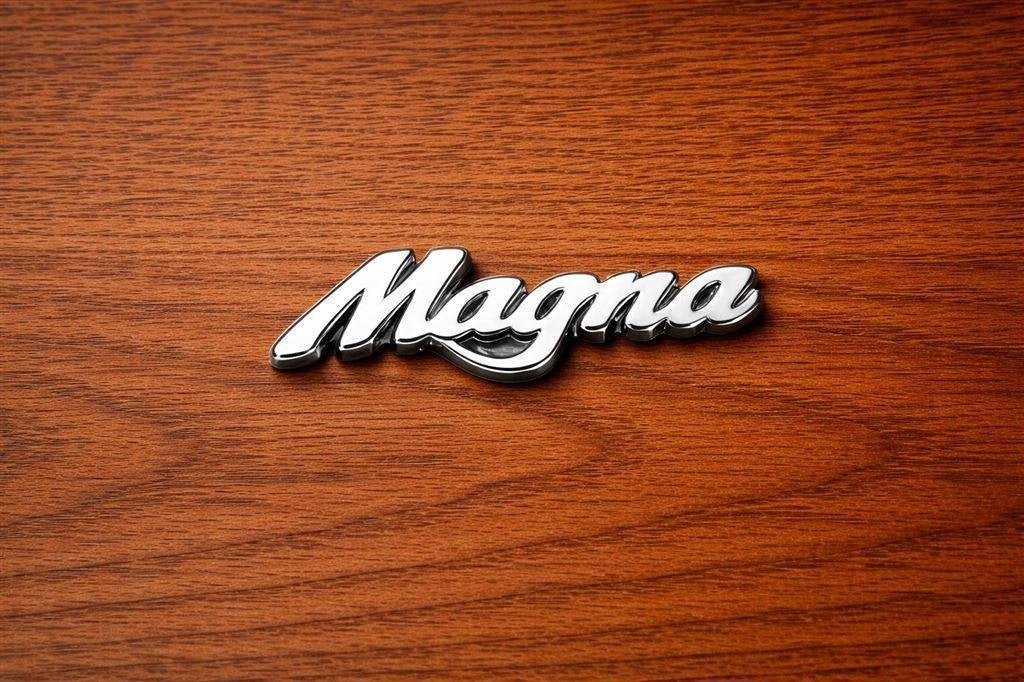Magna Plak Embleem - Chroomkleurig Metaal, Verzenden, Nieuw