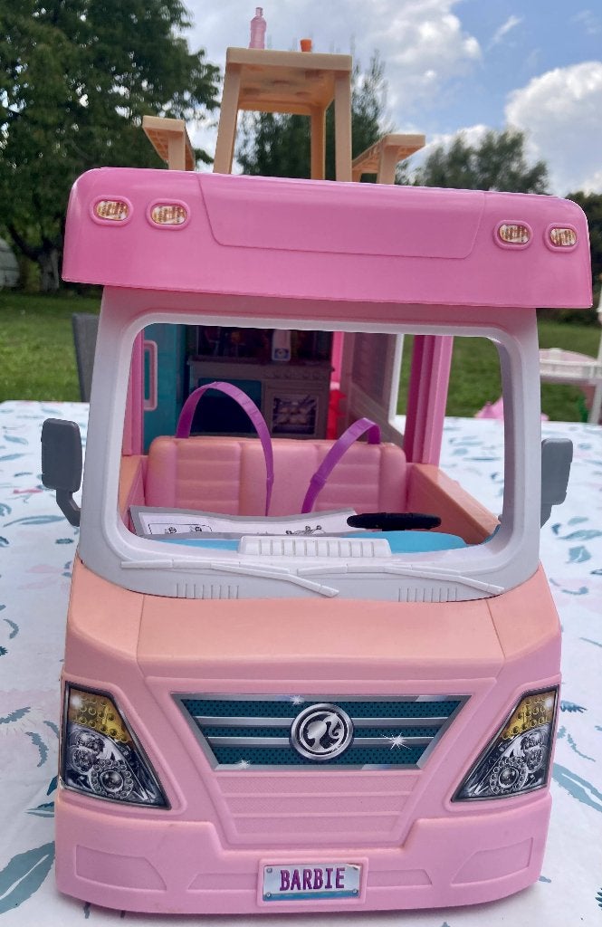 Barbie Camper, Ophalen, Zo goed als nieuw, Barbie